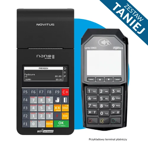 Novitus Nano II Online z terminalem płatniczym